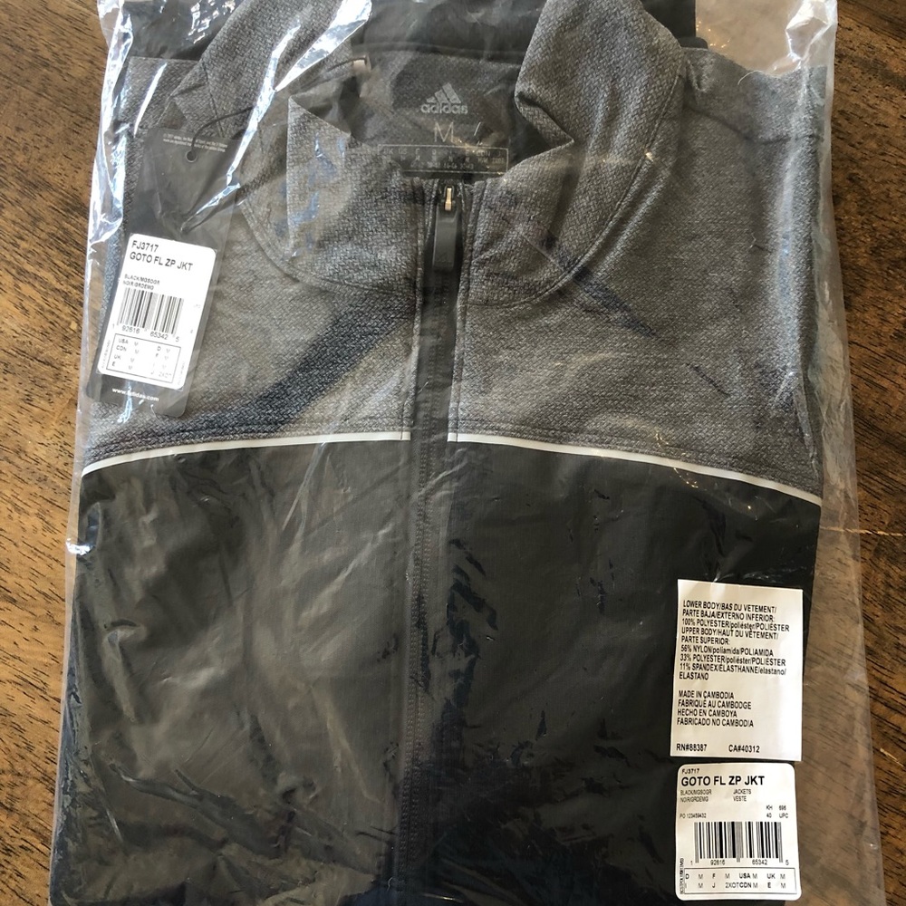 Adidas Women’s GO TO full zip golf/run jacket (M)